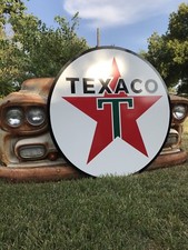 Antique Vintage Old Style Texaco Gas Oil Sign 40