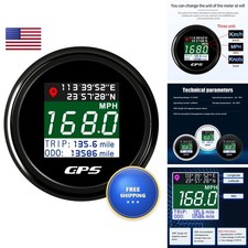 ARTILAURA GPS Speedometer 52mm Digital TFT Screen for Boat Car Marine Black picture