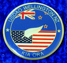 US Joint Military Attaché School USDAO Wellington New Zealand Challenge Coin ZZ6 picture