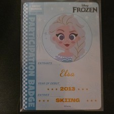 Disney Frozen Elsa All-Star Sports Participation Badge Card Fun 2013 01F501-SR09 picture