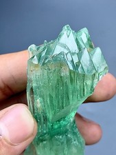 461 Carats Top Quality Beautiful Etched Green Kunzite Crystal From Afghanistan picture