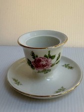 VTG 1968 ROYAL TETTAU BAVARIA GERMANY EGG HOLDER “MEISSEN ROSE” DECOR  picture