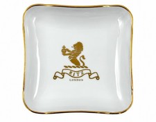 Vintage Ritz London Hotel Gold Porcelain Ashtray Catchall Dish picture