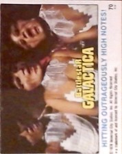 vintage 1978 battlestar galactica #70 hitting outrageous notes mint 9 psa picture