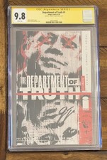 DEPARTMENT OF TRUTH #1 1ST PRINT COVER A CGC 9.8 SS SIGNED BY JAMES TYNION IV picture