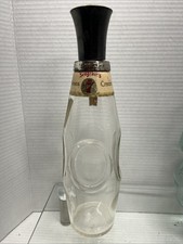 Vintage 1956 Seagram's Seven Crowns Clear Glass Decanter/Bottle picture