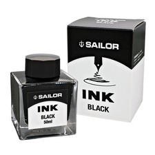 Sailor Jentle Black Bottled Ink For Fountain Pens 50 ml - 13-1000-220 picture