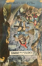 Postcard Castle of Gnomes Fairyland Caverns Rock City Lookout Mountain 1940s picture