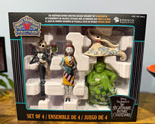 Enesco Disney Nightmare Before Christmas Holiday Ornament Set of 4 picture