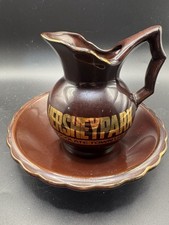 Vintage 1980’s  Hersheypark Chocolate Town USA Pitcher & Basin Set Hershey, PA picture