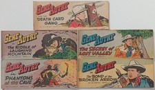 1950 Gene Autry Cereal Box Comic Books Lot Cowboy West Quaker Puffed Wheat Rice picture