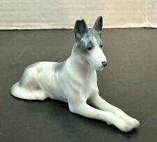Metzler & Ortloff Germany Porcelain Dog Figurine 3” German Shepard *BROKEN EAR* picture