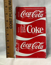 Vintage 1970s Coca-Cola Uncut Metal Soda Can Flat Sheet (Salt Lake City, UT) picture