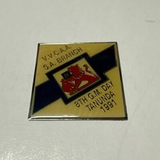 8th G.M. Holden Day 1991  - Car Display Genuine Vintage Badge, South Australia picture