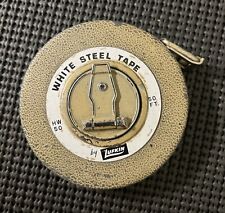 Vintage Lufkin White Steel Tape Measure (HW 50) - 50' picture
