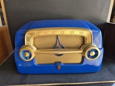 VTG Dark Blue Crosley Dashboard Style Tube Radio ▪︎ 1953 Model E-15 ▪︎RARE AS IS picture