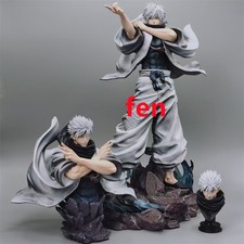 New 35cm Jujutsu Kaisen Gojo Satoru Figure Model Statue W/3 Heads Decoration picture
