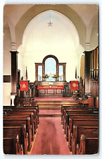 1960s TELFORD PA ST. PAUL'S LUTHERAN CHURCH VISITOR CARD POSTCARD P4507 picture