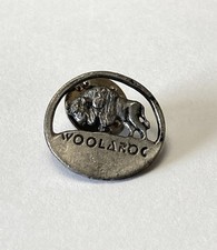 Vintage Woolaroc Museum And Wildlife Preserve Bison Pewter Pin picture