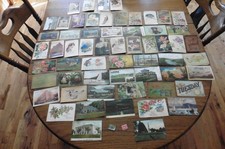 59 Antique 1900's Illustrated and Signed Postcards Marked from Peekskill NY picture