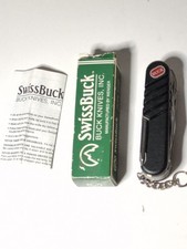 Swissbuck Taskmate II Wenger/Buck Black Swiss Army Multi-tool Knife Model: 87502 picture