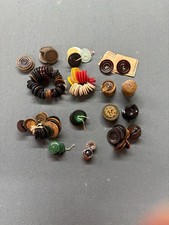 Large LOT of BUTTONS - mostly Antique or Vintage from estate collecton - Lot #1 picture