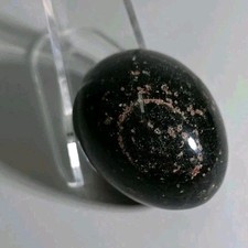 Coppernite Crystal Egg Natural Indian Nuummite Polished Stone Healing Specimen picture