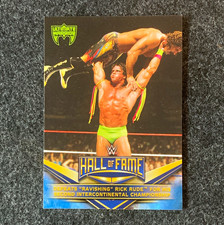 Topps 2018 WWE Hall of Fame #12/40 Ultimate Warrior vs Rick Rude Card picture