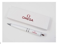 OMEGA Matte White Logo Ballpoint Pen Rare, New in box picture