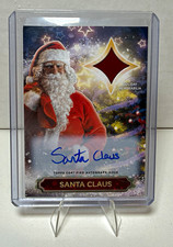 Topps 2026 Holiday Mega Baseball Santa Claus HFR-SC Holiday Faux Relics Auto picture