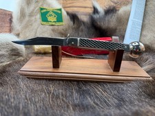 Pre 1964 501 Puma  Fishing Knife And Leather Cord Mint  Factory Puma Red Box A1 picture