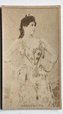 Carmencita N245 [WTI 368] Kinney Actresses, Horizontal Back, Dukes Cigs, EX-NRMT picture