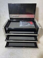 Snap-on BLACK Mini Micro Tool Box ~ Top Chest - KMC923APB *NEW IN BOX* picture