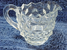 Fostoria American Cube Glass Large Creamer picture