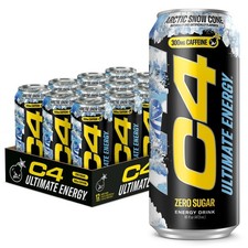 C4 Ultimate Energy Drink with 16 Fl Oz (Pack of 12), 16 12) picture