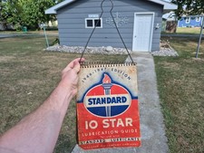 1946 47 Standard Oil Lubrication Guide Service Manual All Models of Cars Trucks picture