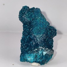 STUNNING RARE SMALL CABINET GEM BLUE MALACHITE-PERU picture