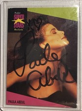 Paula Abdul Autographed Signed ProSet Super Stars MusiCards Card #26 picture