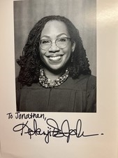 KETANJI BROWN JACKSON SIGNED 6x9 PHOTO picture