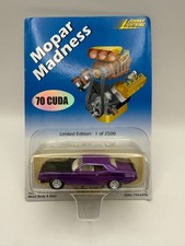 1970 Cuda Johnny Lightning Mopar Madness Limited Edition Purple picture