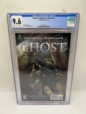 Modern Warfare 2 Ghost #4 Wildstorm CGC 9.6 Off White To White Pages Graded Rare picture