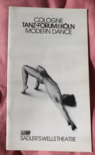 Sadler's Wells Programme, Cologne Tanz-forum Programme April, 1981 picture