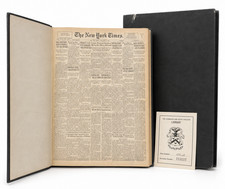 1947 NY Times Feb 16-28 Bound 13 Issues India Transfer Cold War Army Library picture