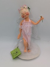 Vintage RARE 1988 ANNALEE Spring Fairy Doll Soft Bodied Handmade HandPainted 10