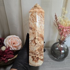 Large Natural Chocolate Calcite Crystal Tower (LC3) picture
