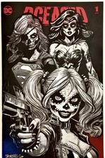 DCeased #1 - Blank Sketch Variant w/ Original Art by George Sportelli + COA picture