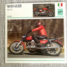 Moto Guzzi Touring 1977 Italy Edito Service Atlas Motorcycle Card picture