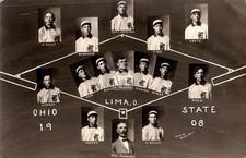 1908 Ohio State Baseball Team Lima OH RPPC Photo Postcard COPY picture