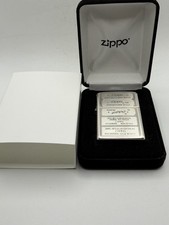 20205 Zippo Date Bottom Stamp Sterling Silver Zippo Lighter New picture