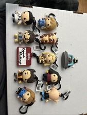 Friends TV Show 3D Figural Bag Clip Keychain Lot Of 11 picture